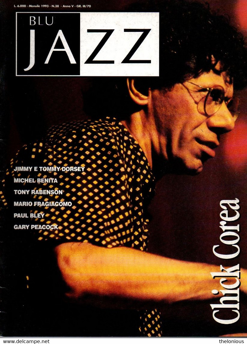 # Rivista " Blu Jazz " N. 38 - Anno 5 - 1993 - Música