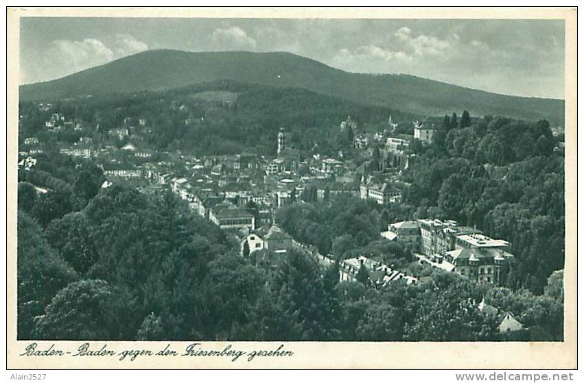 BADEN-BADEN Gegen Den Friesenberg Gesehen (Verlag Von Emil Hartmann, Nr. 1268) - Baden-Baden