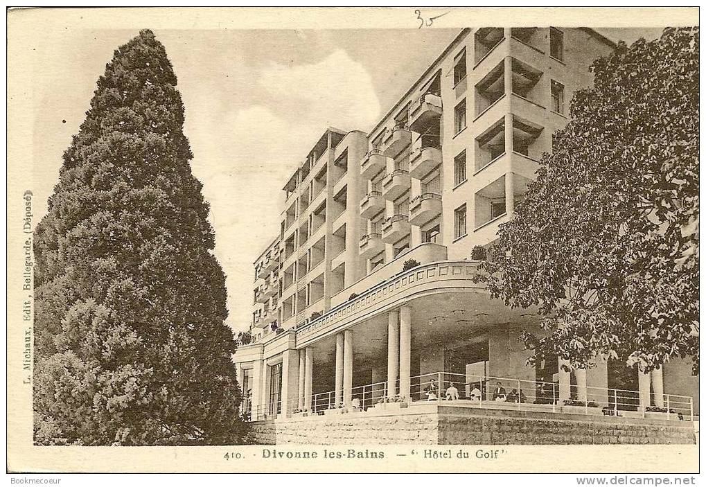01  DIVONNE LES BAINS   HOTEL DU GOLF          N° 2178 - Divonne Les Bains