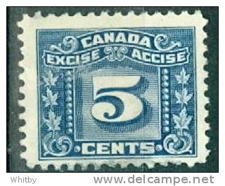 1934 Canada 5 Cent Excise Tax Issue #FX66 - Steuermarken