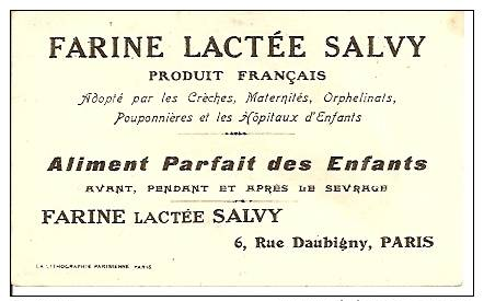 SALVY - Chromo Farine Lactée : Croquemorts, Femmes, Fontaine, Fond Doré - Other & Unclassified