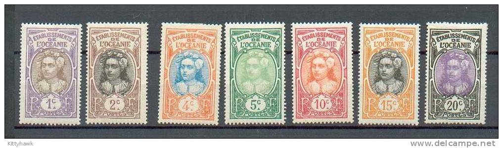 OCEA 244 - YT 21 à 37 * Sauf 36 Obli - Unused Stamps