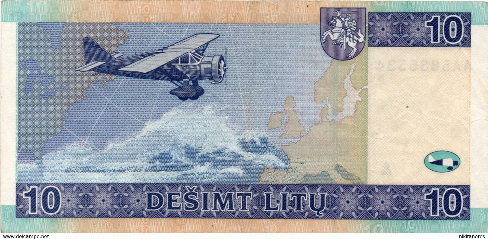 LITHUANIA 10 LITU 2007  P 68 See Scan Note - Lituania