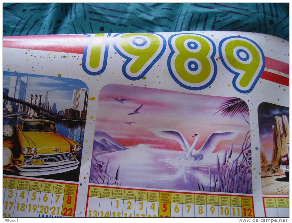 1989 Grand Format 59x88 Cm - Big : 1981-90