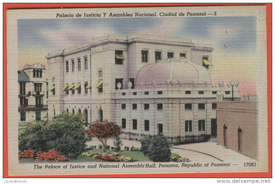 E027, Cristobal , Palace Of Justice Assembly Hall , Panama , 17061 , Non Circulée - Panama