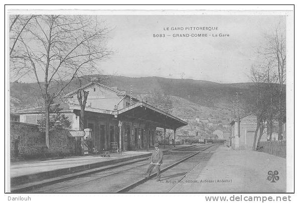 30 // LA GRAND COMBE  - La Gare   5083 C Artige édit, ANiMEE - La Grand-Combe