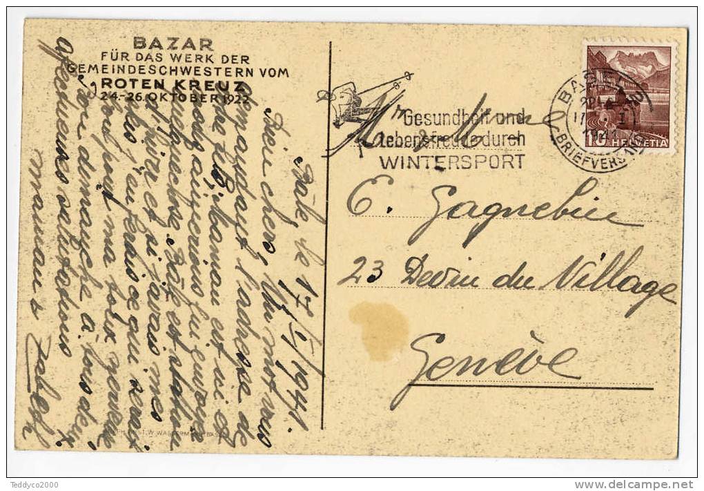 ROTEN KREUZ BAZAR BERN 1922 - Red Cross