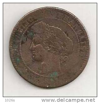 PIECE DE 10 CENTIMES CERES 1897 A - Autres & Non Classés