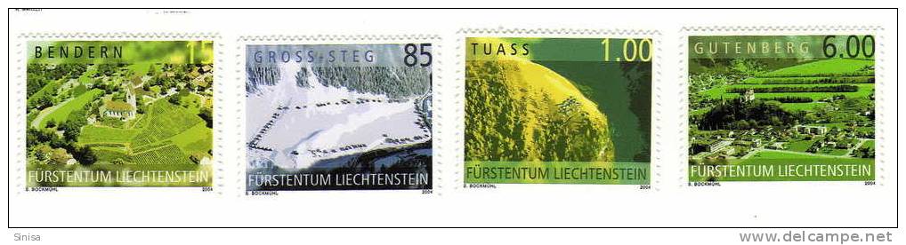 Liechtenstein / Landscapes / Gutenberg / Tuass / Gross - Steg / Bendern - Ungebraucht