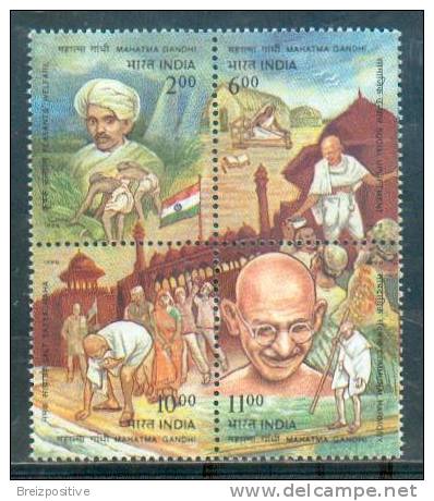 Inde India 1998 - 50 Ans De La Mort De Mahtma Gandhi / 50 Years  Of Mahatma Gandhi´s Death - MNH - Mahatma Gandhi