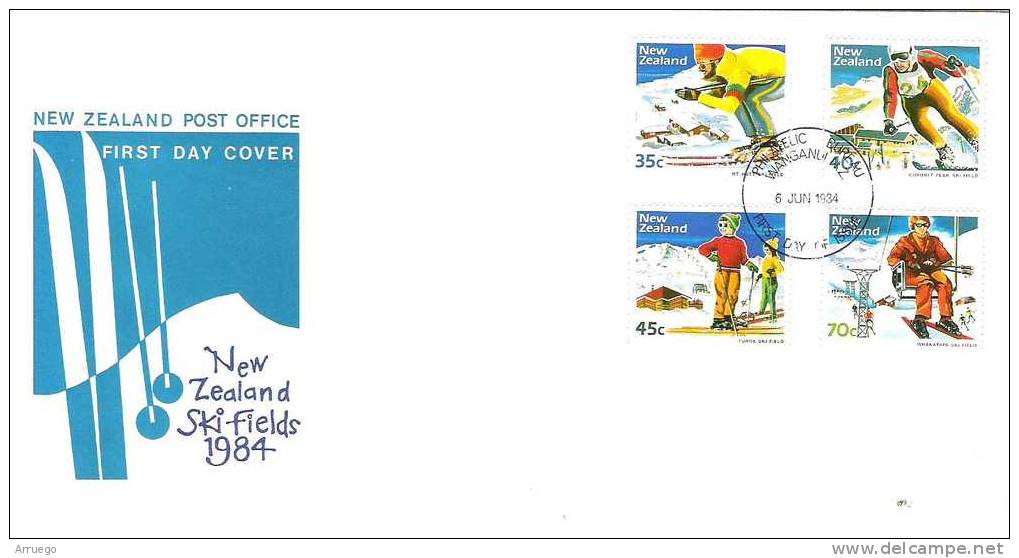 NEW ZEALAND. FDC SKI FIELDS. 1984 - Other & Unclassified