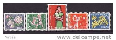 Suisse  1962 - Yv.no.700-4 Neufs** - Ongebruikt