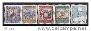 Suisse  1967 - Yv.no.786-90 Neufs** - Nuevos