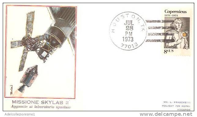 48772)lettera F.d.c. Americana  Con Un Valore + Annullo - Serie Skylab II - Altri & Non Classificati