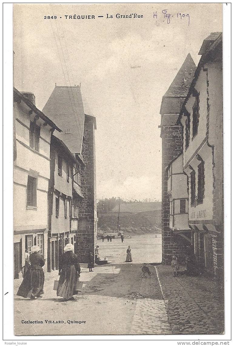 TREGUIER (22) - La Grand'Rue - Tréguier