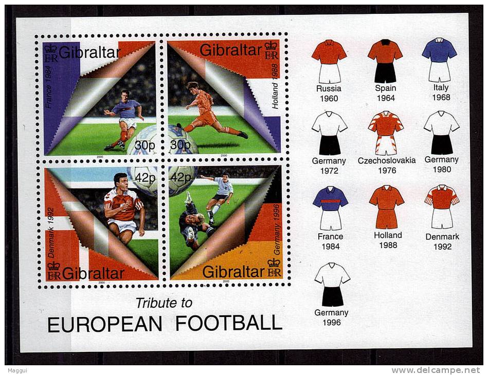 GIBRALTAR  BF 38  * * ( Cote 8e )  Euro 2000  Football  Soccer  Fussball - Eurocopa (UEFA)