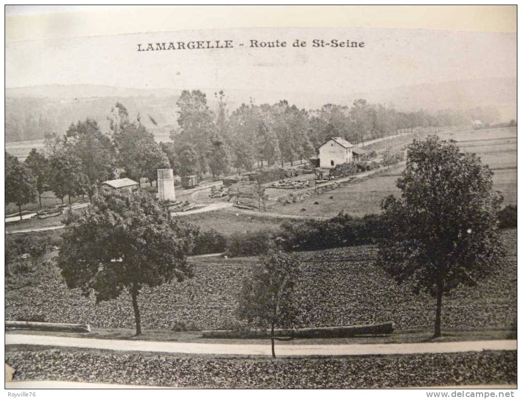 Lamargelle, Route De Saint-Seine. Bon état. - Autres & Non Classés