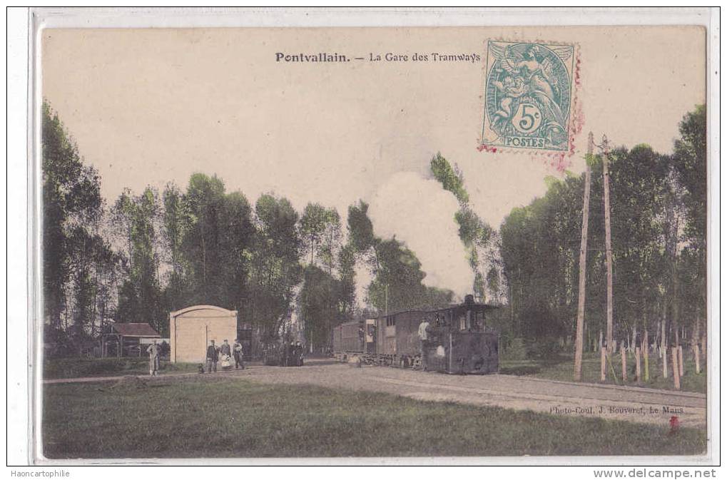 Pontvallain : Gare Des Tramways - Pontvallain