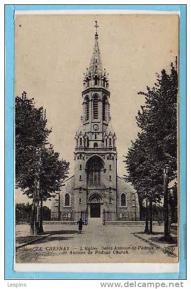 78 - LE CHESNAY -- L´ Eglise St Antoine ....-N°221 - Le Chesnay