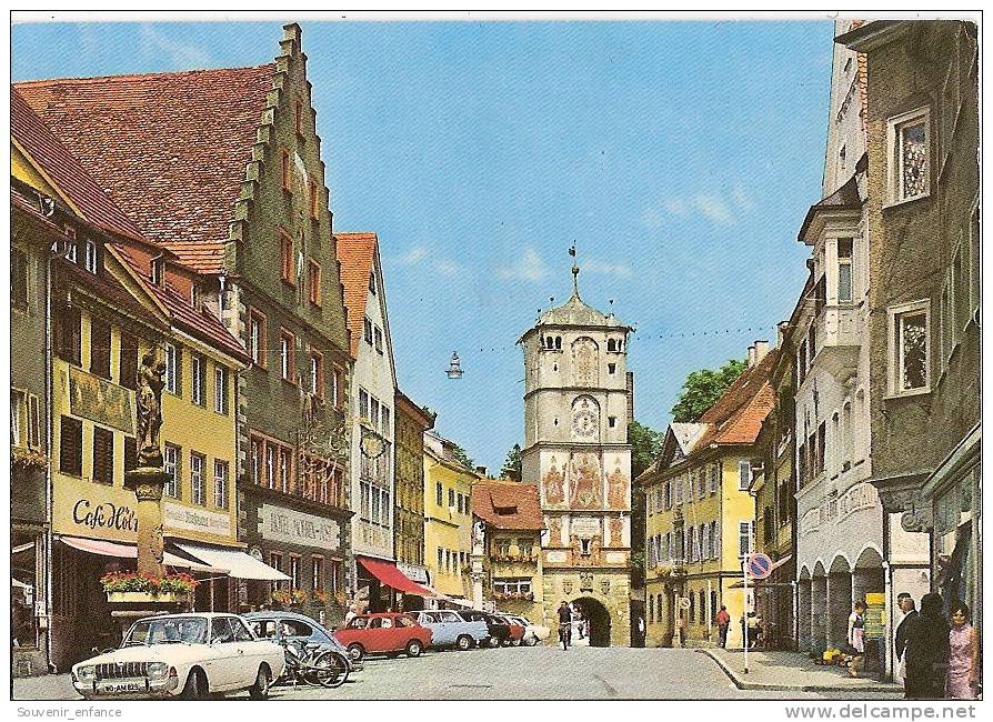 CP Wangen Im Allgau Herrenstrasse Mit Ravensburger Tor Bade Wurtemberg Allemagne Deutschland - Wangen I. Allg.