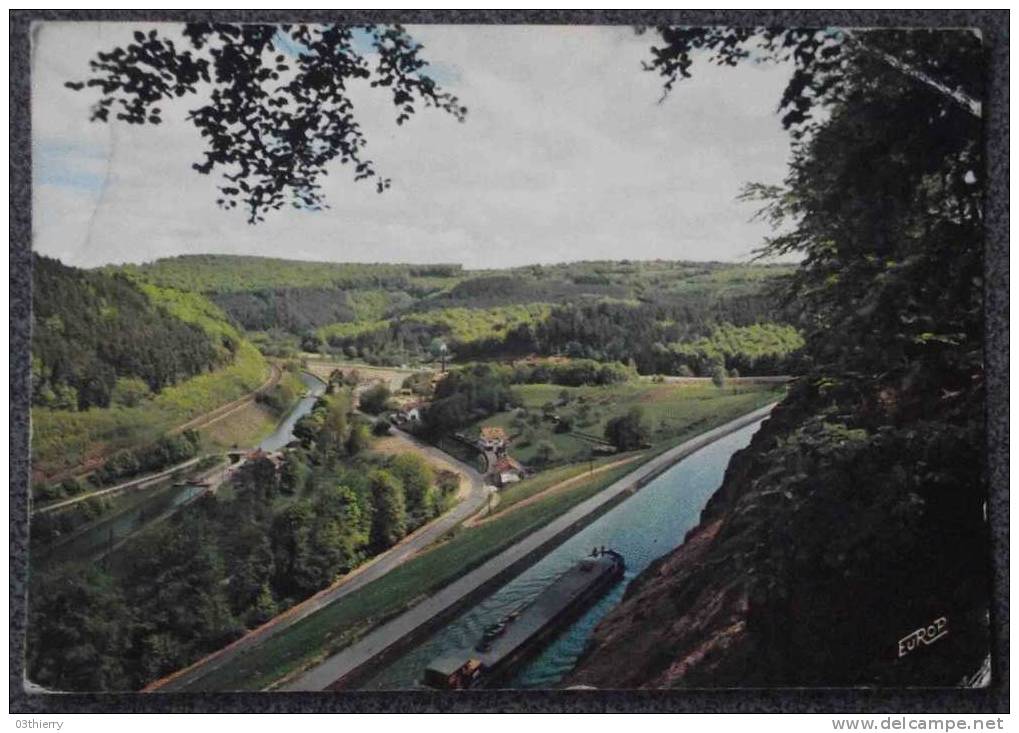 CPSM 57 - ARZVILLER - GARREBOURG - ANCIEN ET NOUVEAU CANAL - 1973 - - Arzviller