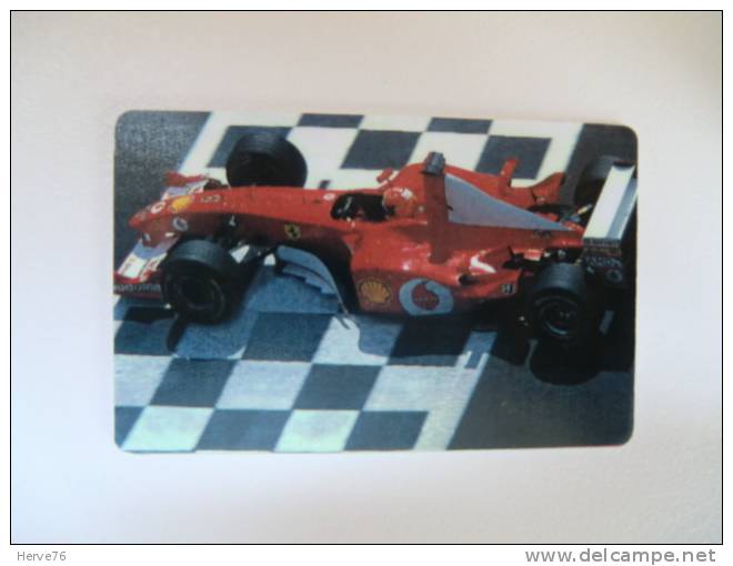 Télécarte Prépayée - Phonecard - Formule 1 - Ferrari - M. Schumacher - Auto's