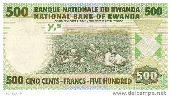 RWANDA  500 Francs  Daté Du 01-02-2008   Pick 30x    ***** BILLET  NEUF ***** - Rwanda