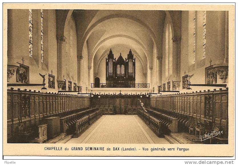 L700.2061 - 40 - Chapelle De Grand Séminaire De Dax - Vue Générale Vers L'Orgue - Albert/Dax - Dax