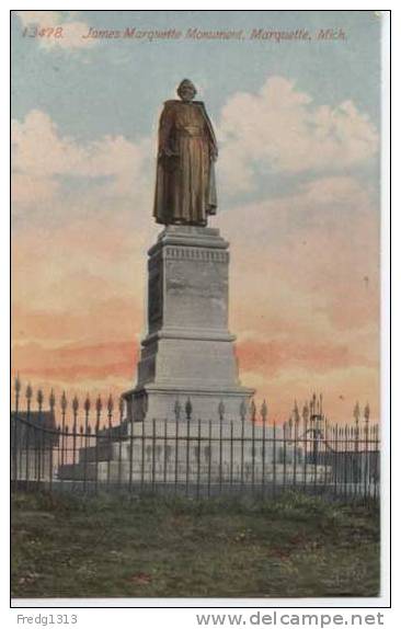 Marquette - James Marquette Monument - Sonstige & Ohne Zuordnung