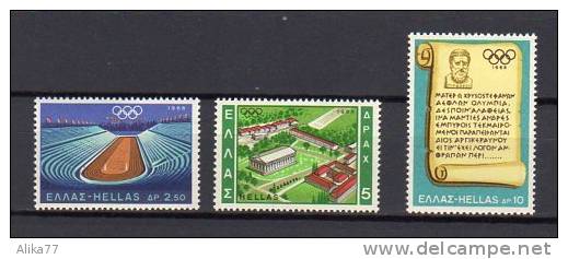 GRECE      Neuf **    Y. Et T.  N° 967 / 969      Cote: 3,50 Euros - Unused Stamps