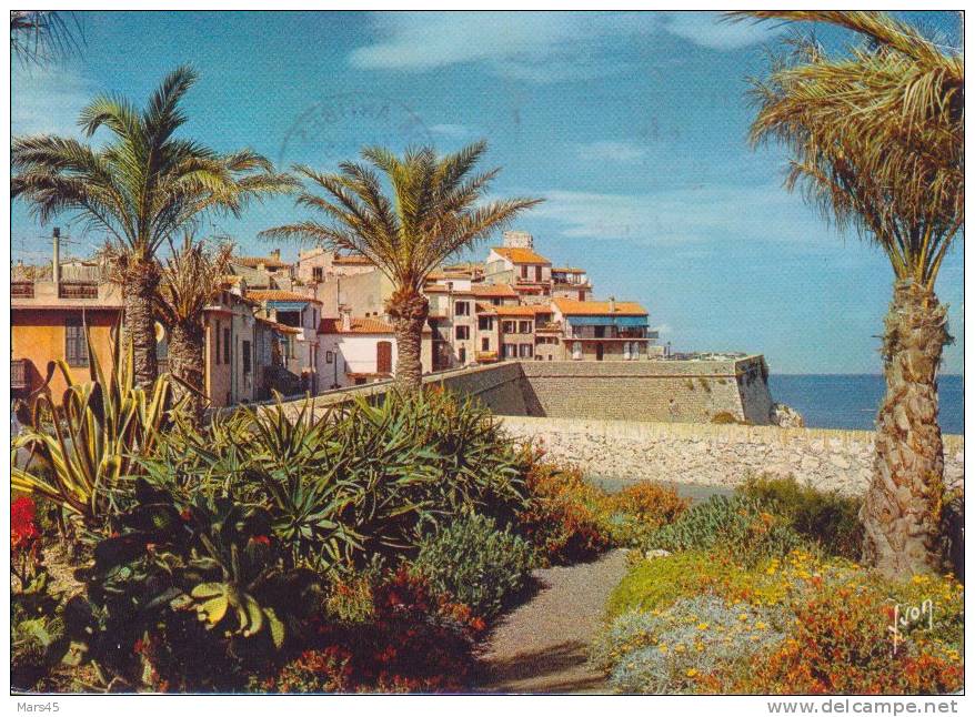 ANTIBES - LES REMPARTS ET LA VIEILLE VILLE - SCAN TIMBRE - Antibes - Altstadt