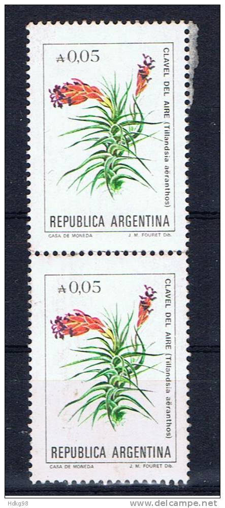 RA+ Argentinien 1985 Mi 1752 Mnh Blumen (1 Briefmarke, 1 Stamp, 1 Timbre !!!) - Unused Stamps