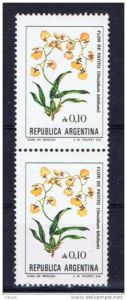 RA+ Argentinien 1985 Mi 1753 Mnh Blumen (1 Briefmarke, 1 Stamp, 1 Timbre !!!) - Neufs