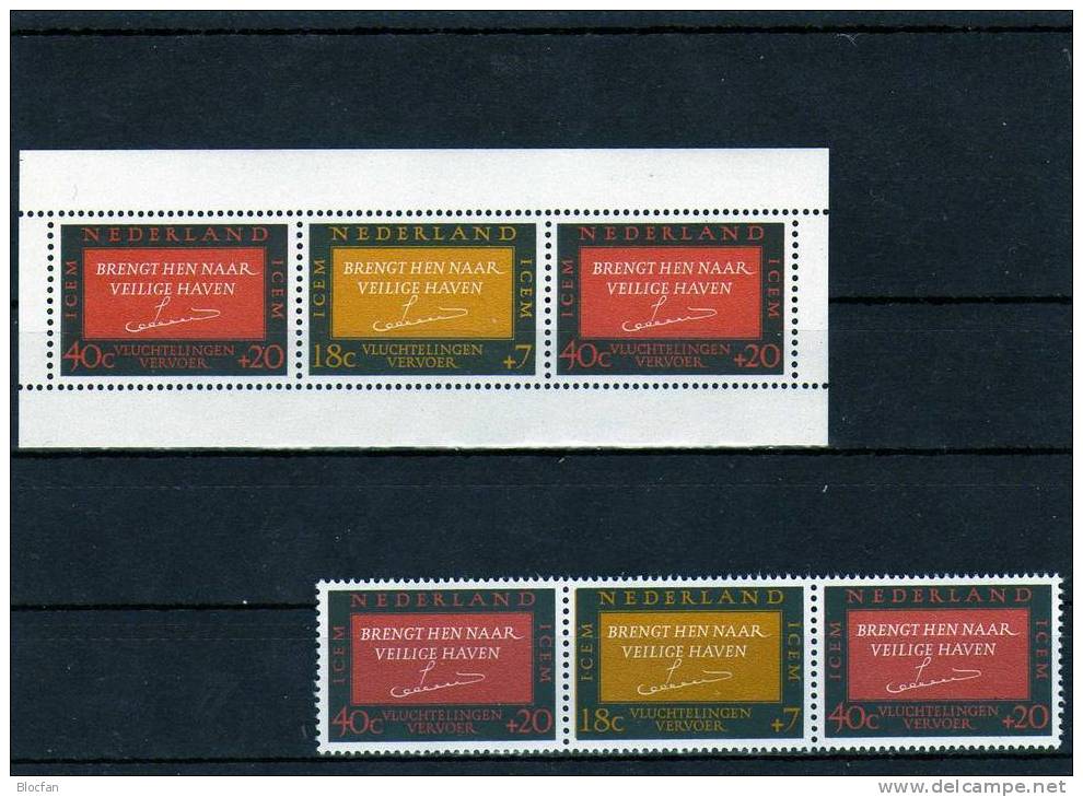 Europäische Auswanderung 1966 Niederlande 856/7 Plus Block 4 ** 8€ Königin Juliane CEPT Europa Bloc Sheet From Nederland - Carnets Et Roulettes