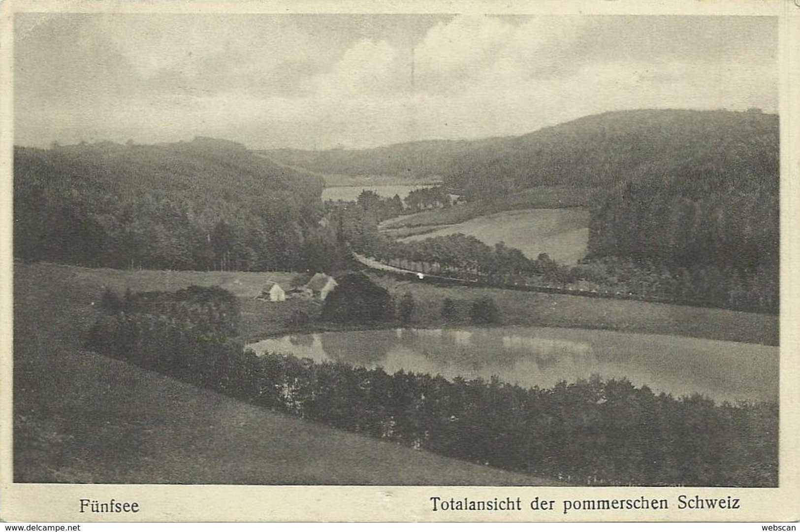 AK Bad Polzin Polczyn Zdroj Fünfsee Pommersche Schweiz ~1920/30 #01 - Pommern