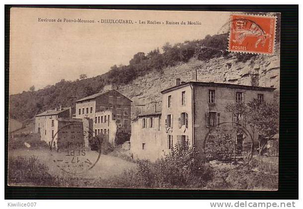 *CPA DIEULOUARD .LES ROCHES . RUINES DU MOULIN . ETAT PARFAIT - Dieulouard