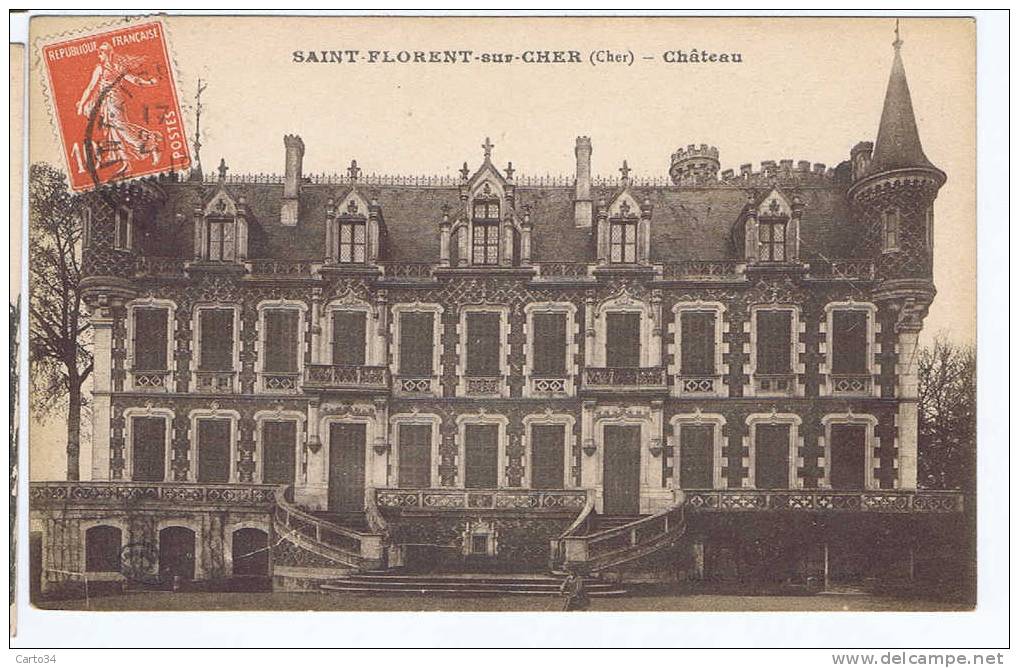 18   SAINT FLORENT SUR CHER  LE CHATEAU - Saint-Florent-sur-Cher
