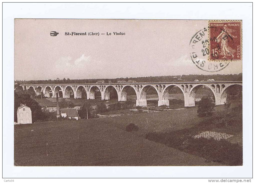 18   SAINT FLORENT SUR CHER  LE  VIADUC - Saint-Florent-sur-Cher