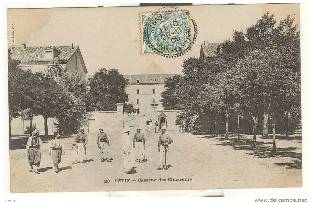 Setif - Caserne Des Chasseurs - Armée D´ Afrique - Militaire - Sétif