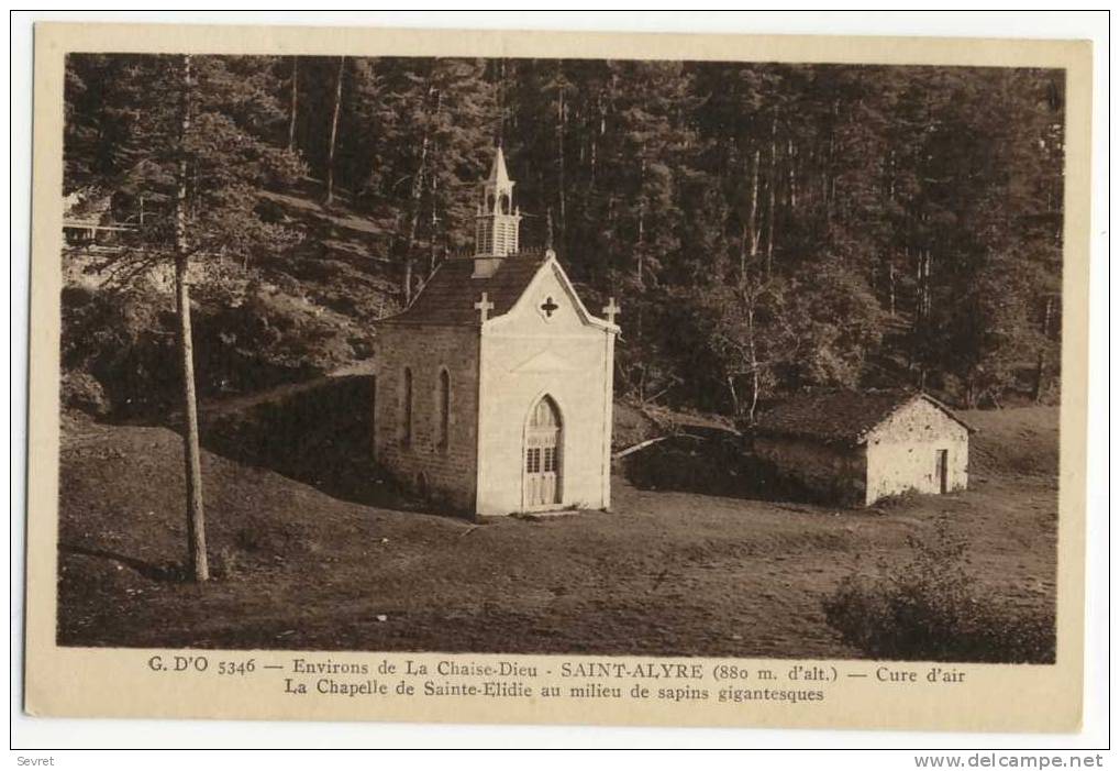 SAINT-ALYRE. -  La Chapelle Sainte-Elidie - Autres & Non Classés