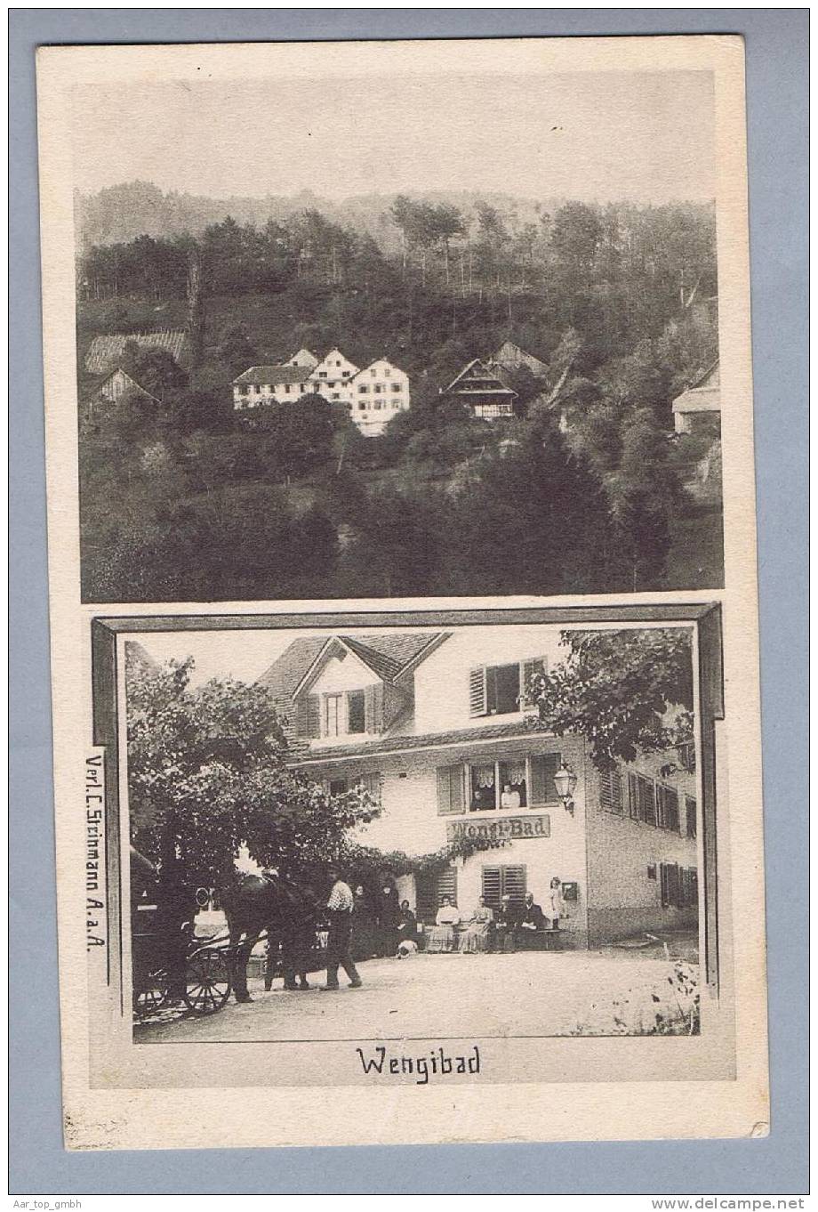 ZH Affoltern A.A. Wengibad 1909-07-21 Foto C.Steinmann - Affoltern