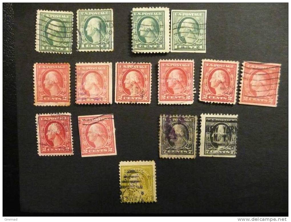 Série Franklin 1912-15 - Used Stamps