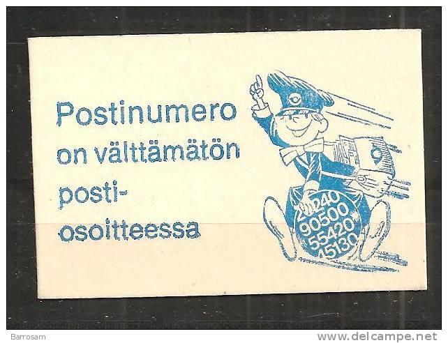 Finland1974: BOOKLET Michel MH9 Complete,undamaged Stamps And Booklet - Markenheftchen