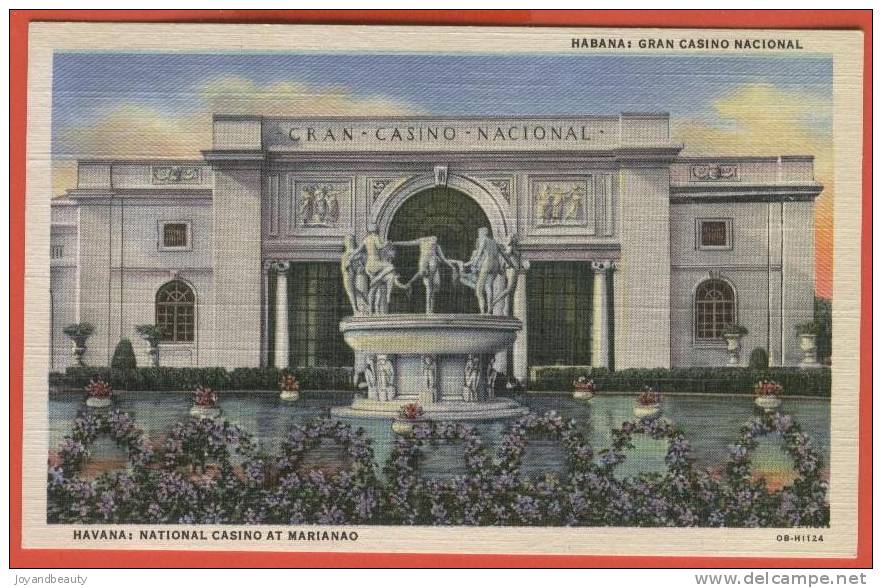 E034,Cuba,Habana, Gran Casino Nacional, Havana, National Casino At Marianao, OB-H1124,non Circulée - Cuba