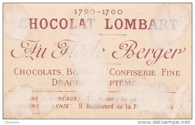 Chromo Pour Chocolat Lombart, Thème: Beethoven, Mozart - Other & Unclassified