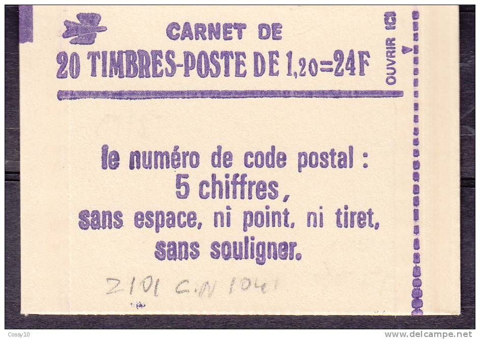 1979   CARNET     N° 2101     NEUF**    CATALOGUE  YVERT - Autres & Non Classés