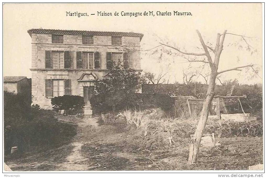 CPA 13 - Martigues - Maison De Campagne De M Charles Maurras - Martigues