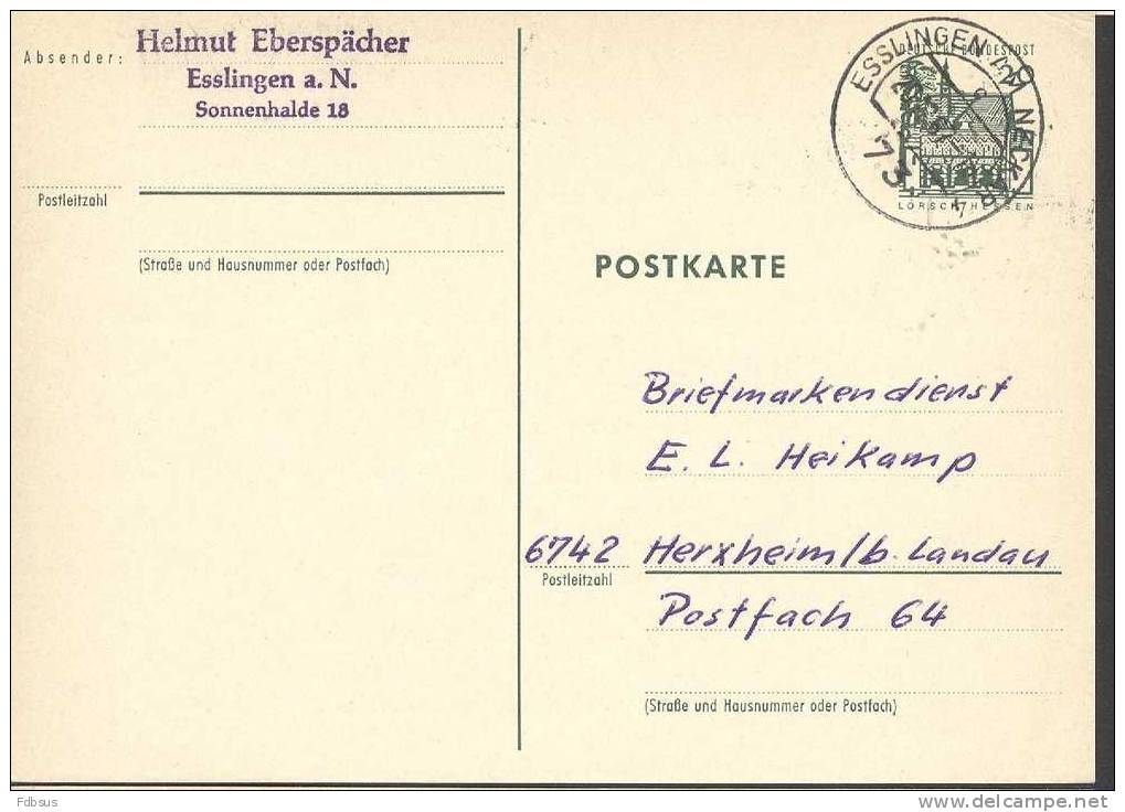 1967 POSTKARTE P90 -  73 ESSLINGEN - GERMANY - ALLEMAGNE - DUITSLAND - Postkarten - Gebraucht