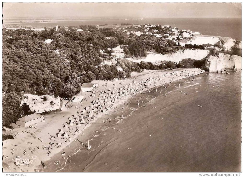 Meschers ( Charente Maritime) Vue Aérienne La Plage Des Nonnes, Ed Photo Combier - Meschers