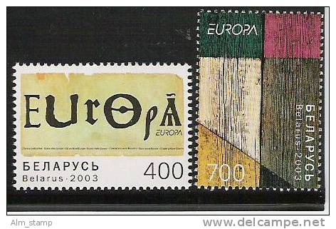 2003 Biélorussie   Belarus  Weissrussland    Mi.  488-9** MNH  Europa - 2003